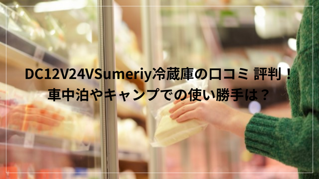 Sumeriy 車載家庭両用ポータブル冷蔵庫